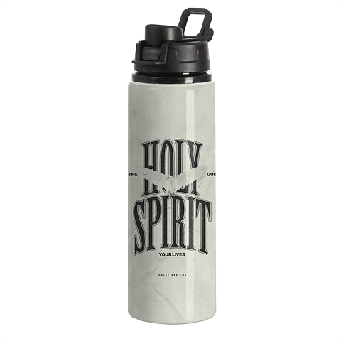 Botella Aluminio Tapa Click Holy Spirit 2