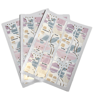 Pestañas para Biblia Estilo Flores Acuarelas