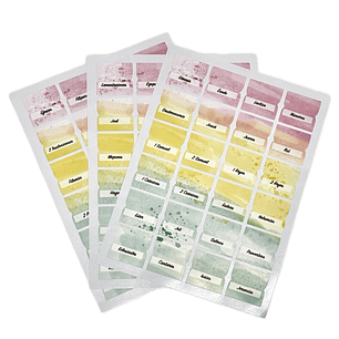 Pestañas para Biblia Estilo Colores de fe