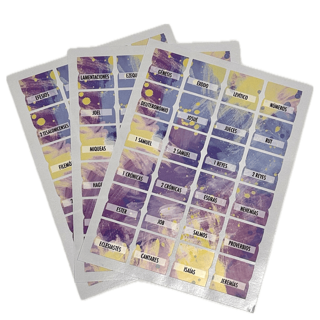 Pestañas para Biblia