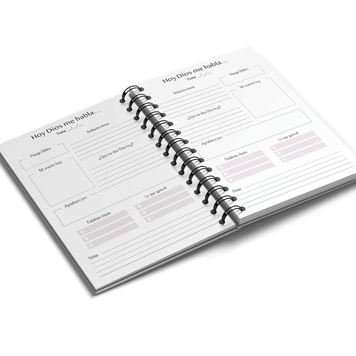 Íntimo Diario Devocional Turquesa Lila 2