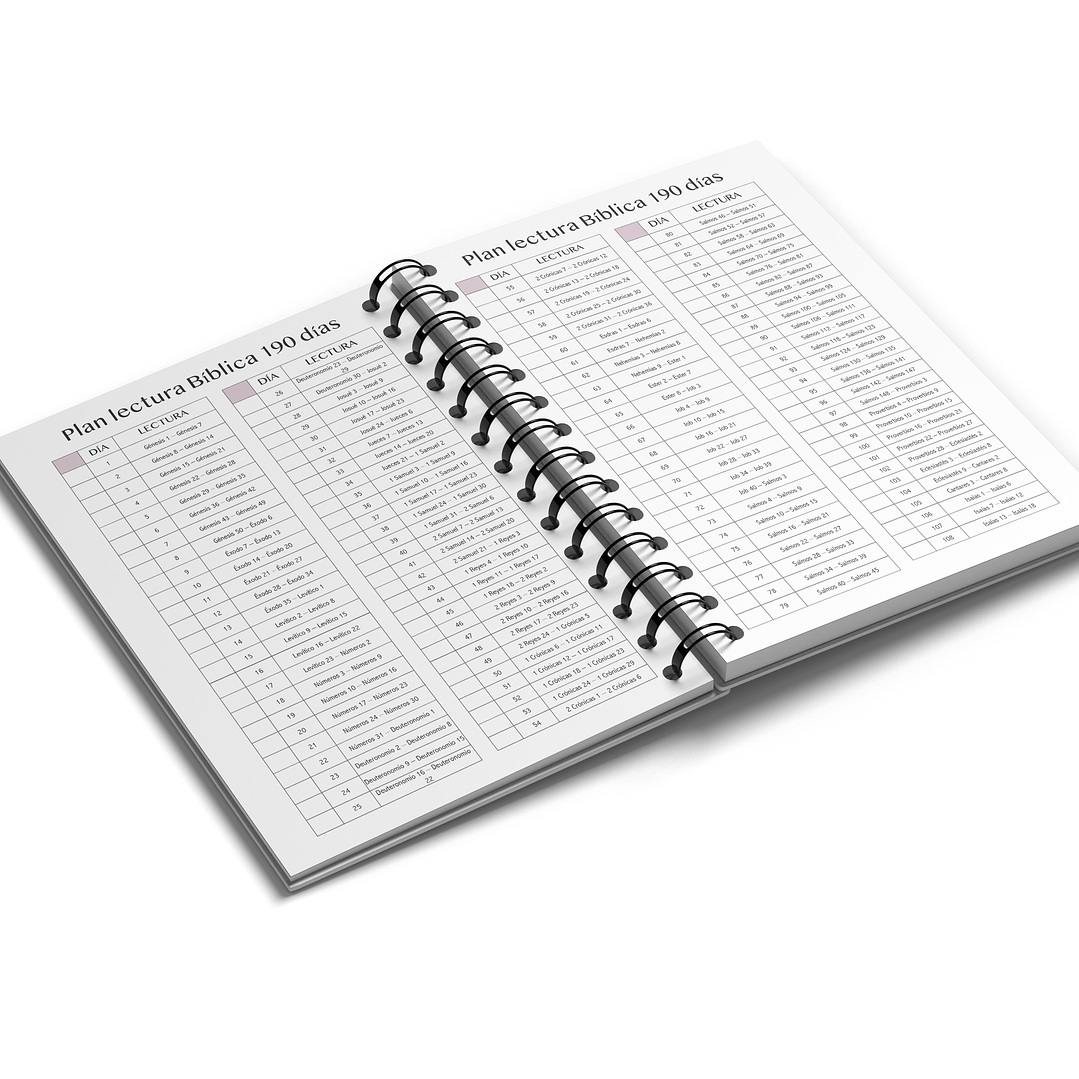 Íntimo Diario Devocional Turquesa Lila 3