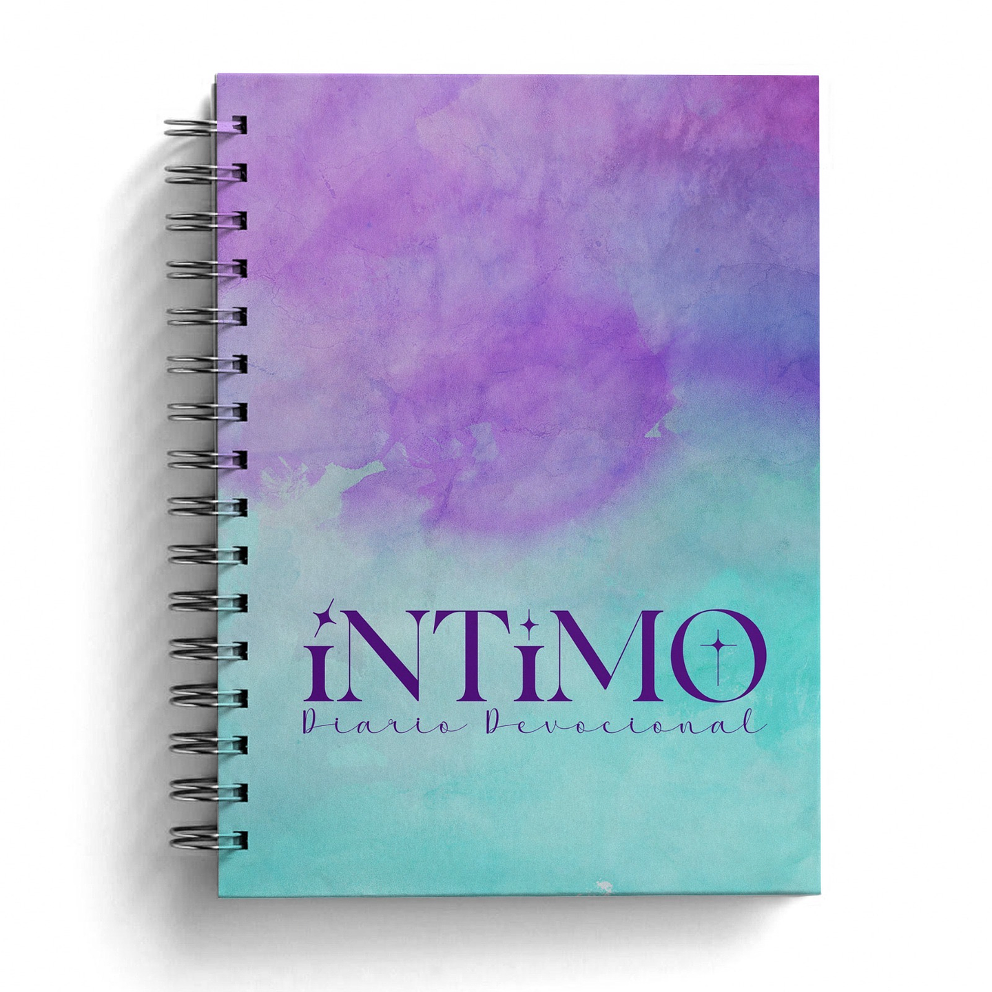 Íntimo Diario Devocional Turquesa Lila 1