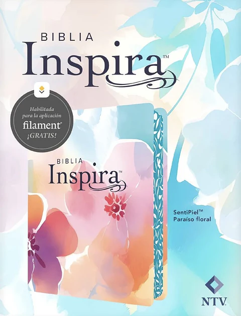 Biblia Inspira tapa blanda  (con hermosas ilustraciones)