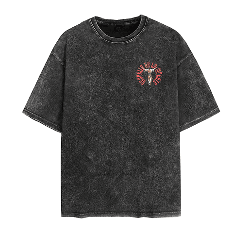 Polera Acid Wash Resucitó de la muerte