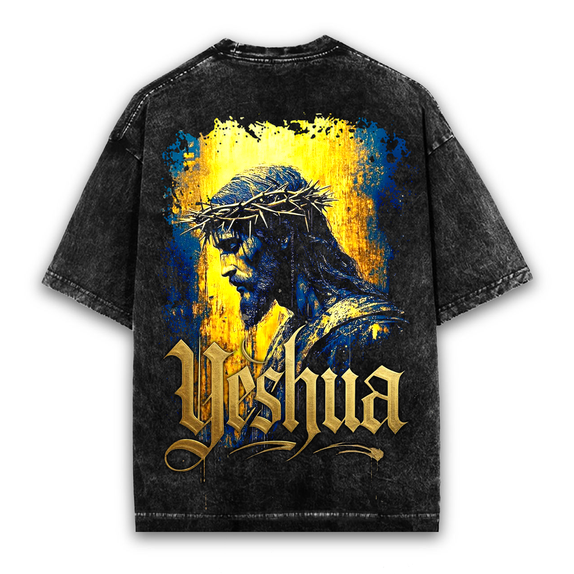 Polera Acid Wash Yeshua 1