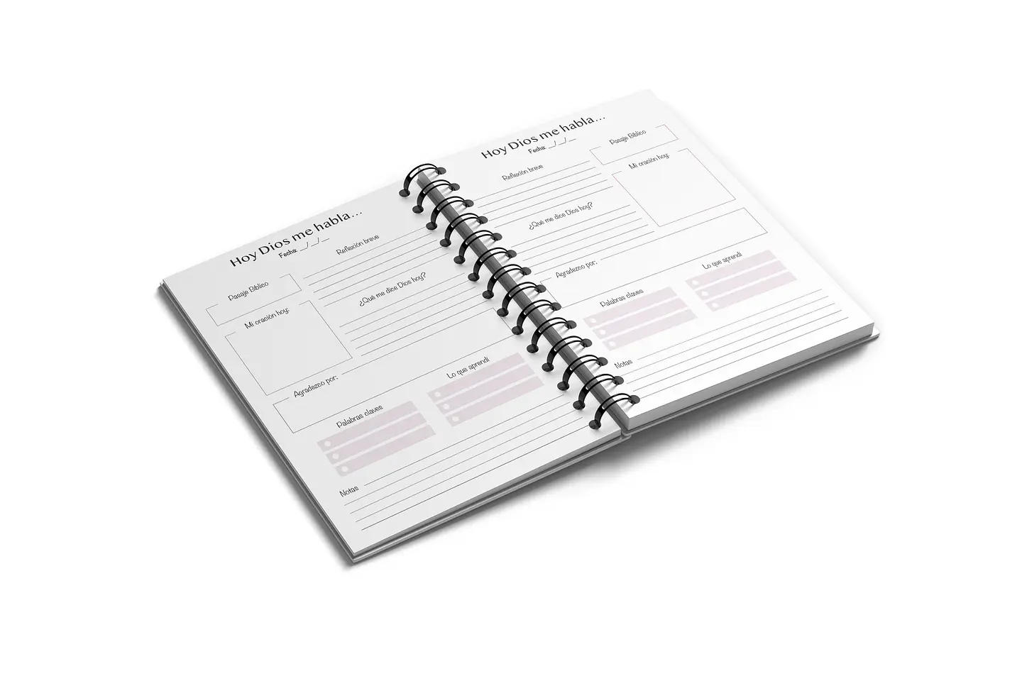 Íntimo Diario Devocional - Diseño Personalizado 2