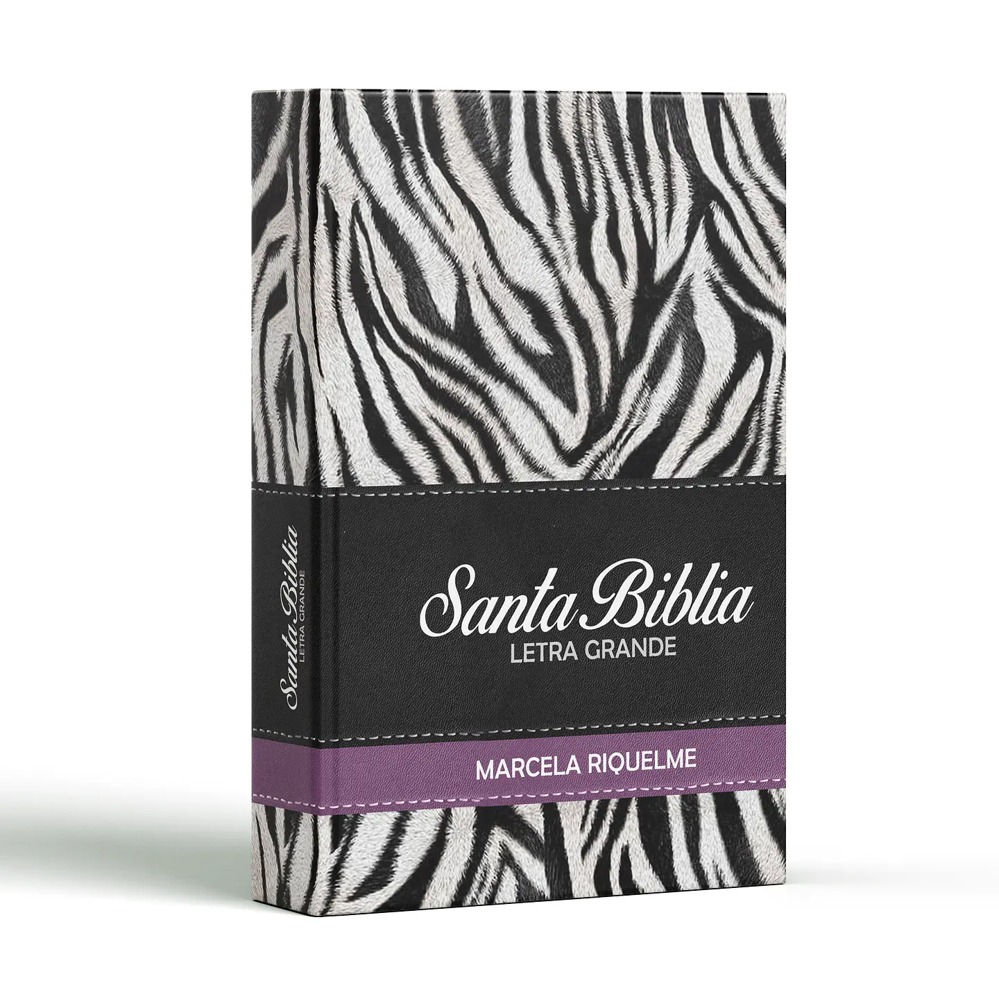 Biblia Reina Valera 1960 Letra Grande - Animal Print Negra 1