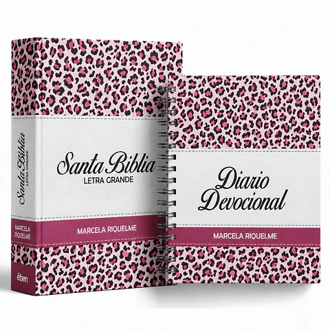 Tiempo con Dios - Animal Print Rosa RV60 Letra Grande- COPIA