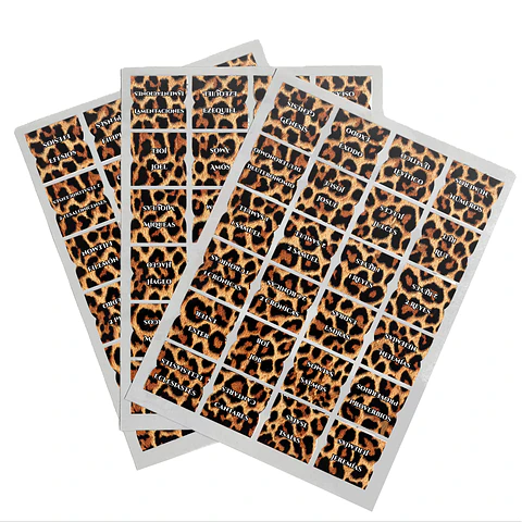 Pestañas para Biblia Animal Print