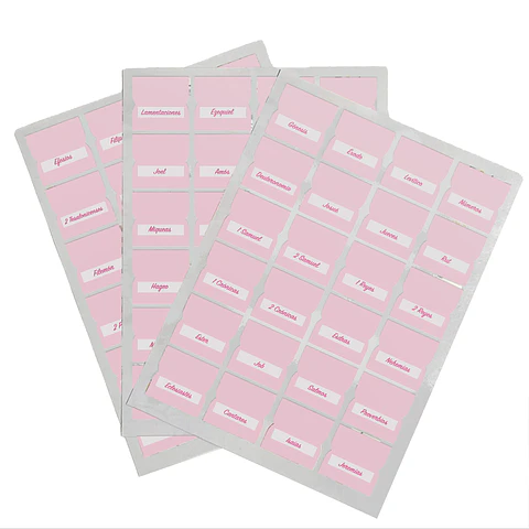 Pestañas para Biblia Rosadas