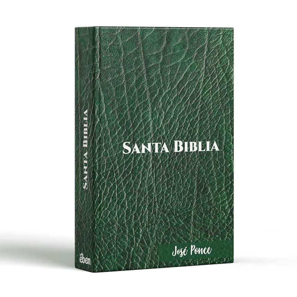 Biblia Efecto Cuero Verde 1