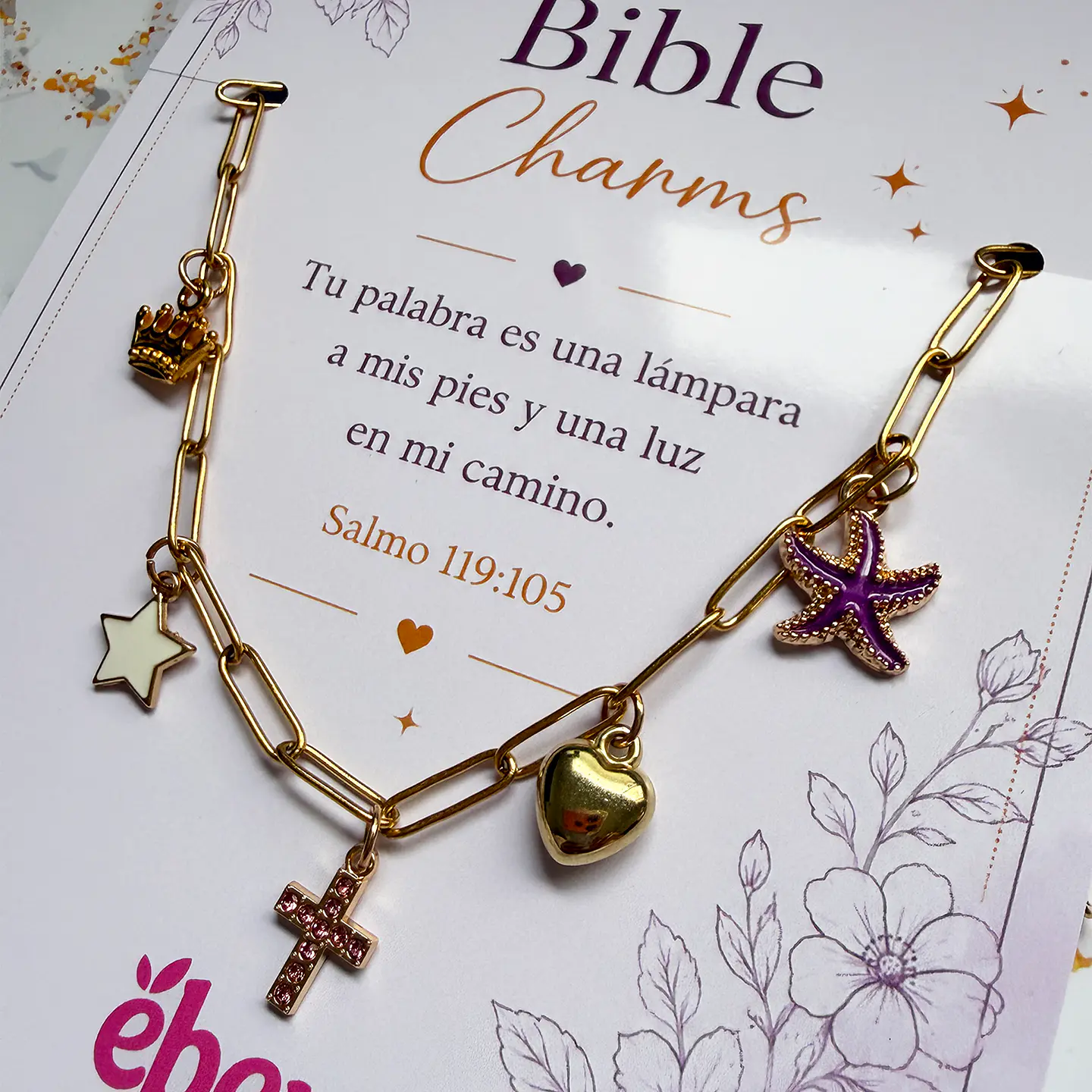 Bible Charms Gold N7 2