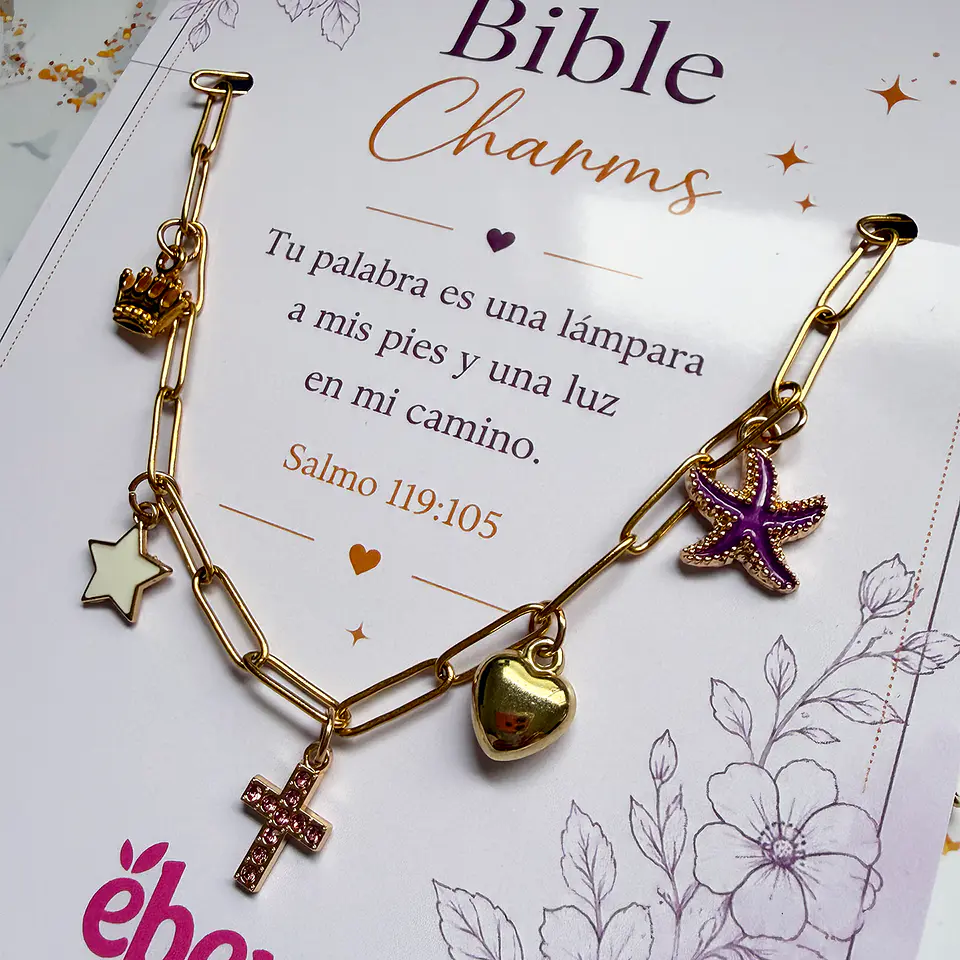 Bible Charms Gold N7 2