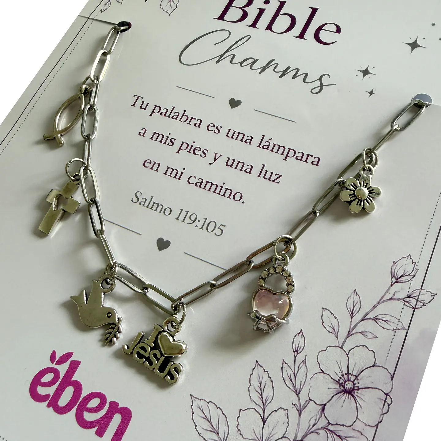 Bible Charms Silver N3 2