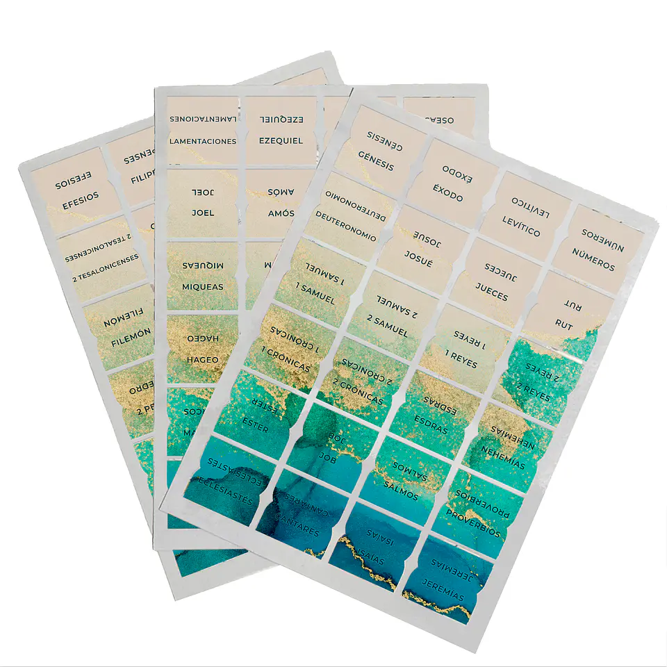 Pestañas para Biblia Inspira Verde 1