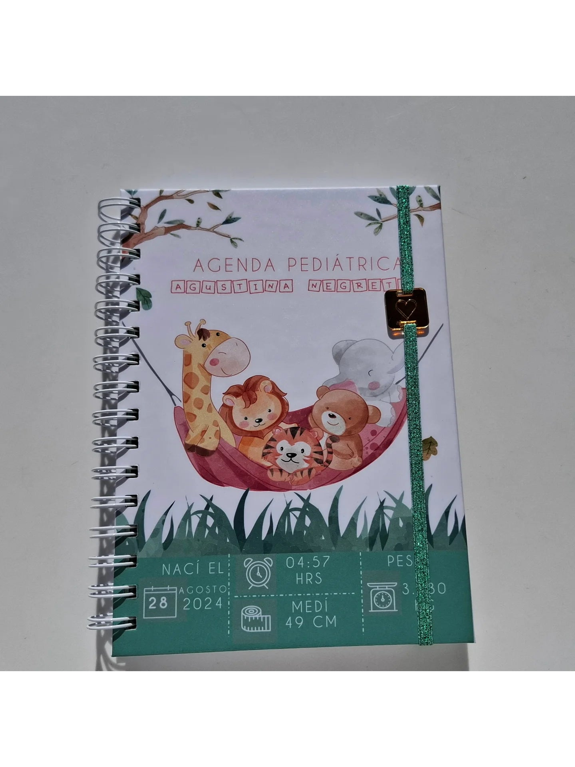 Agenda pediátrica animales tiernos. 1