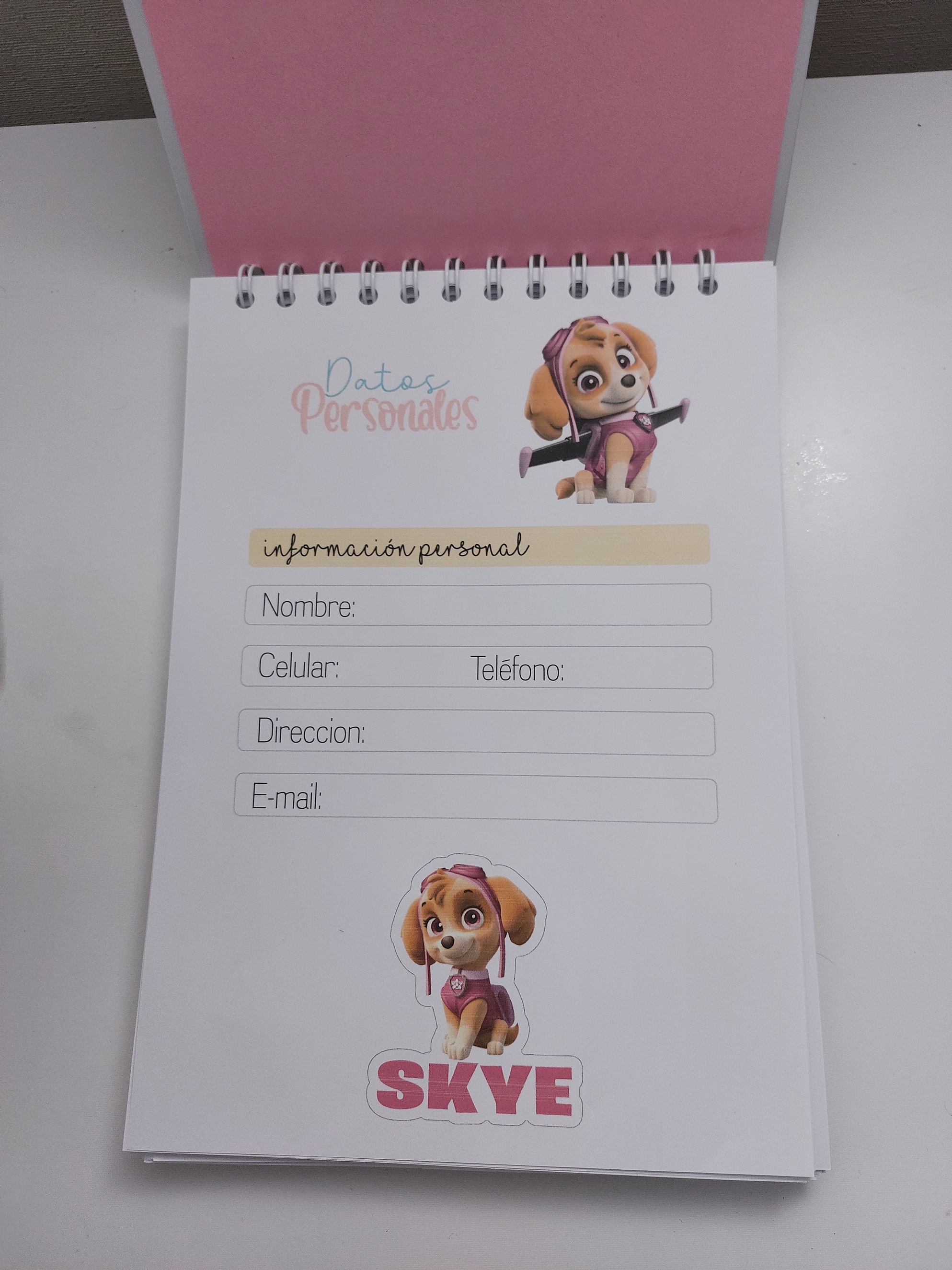 Croquera Personalizada 2