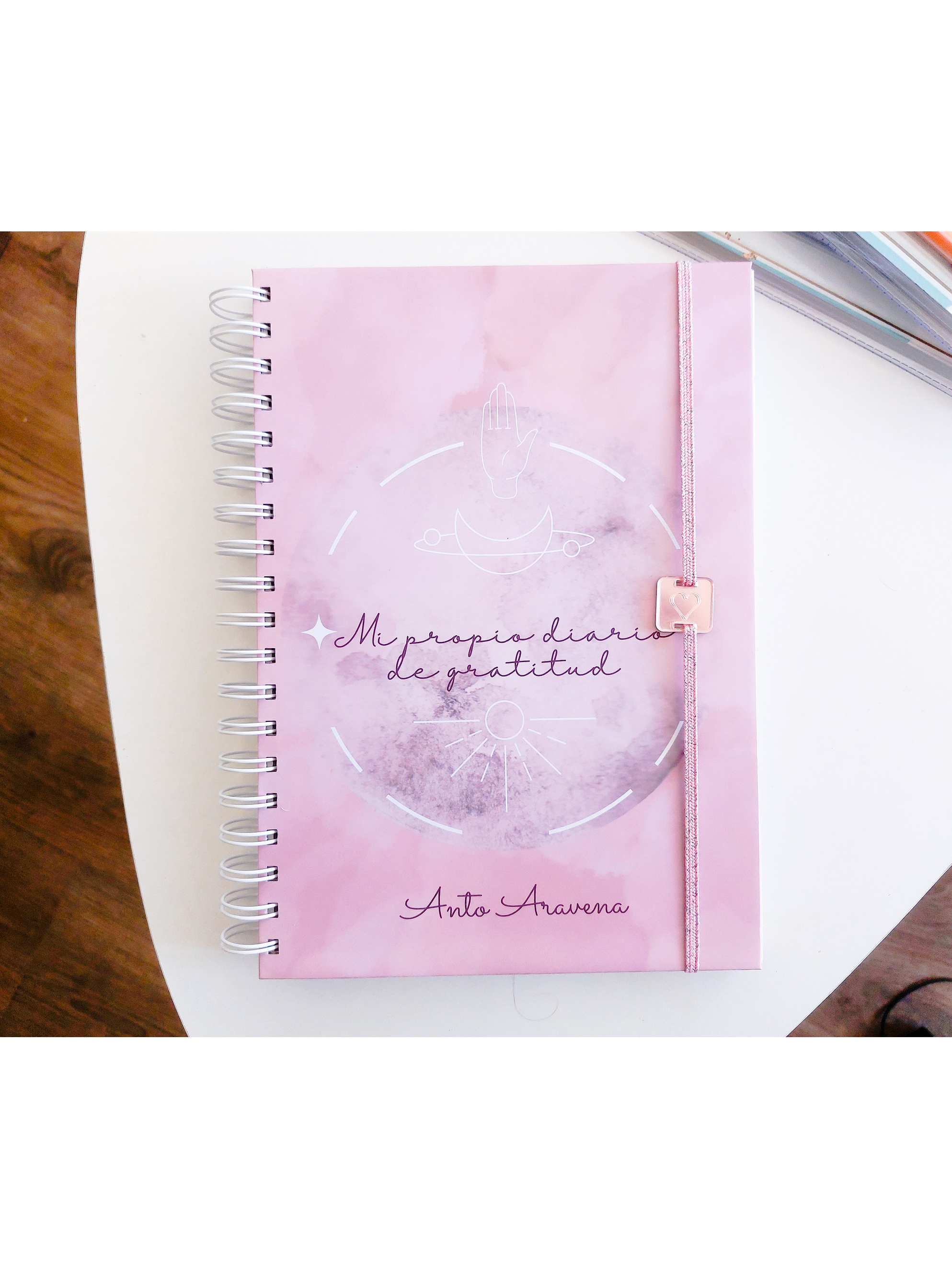 Diario de Gratitud Rosado 1