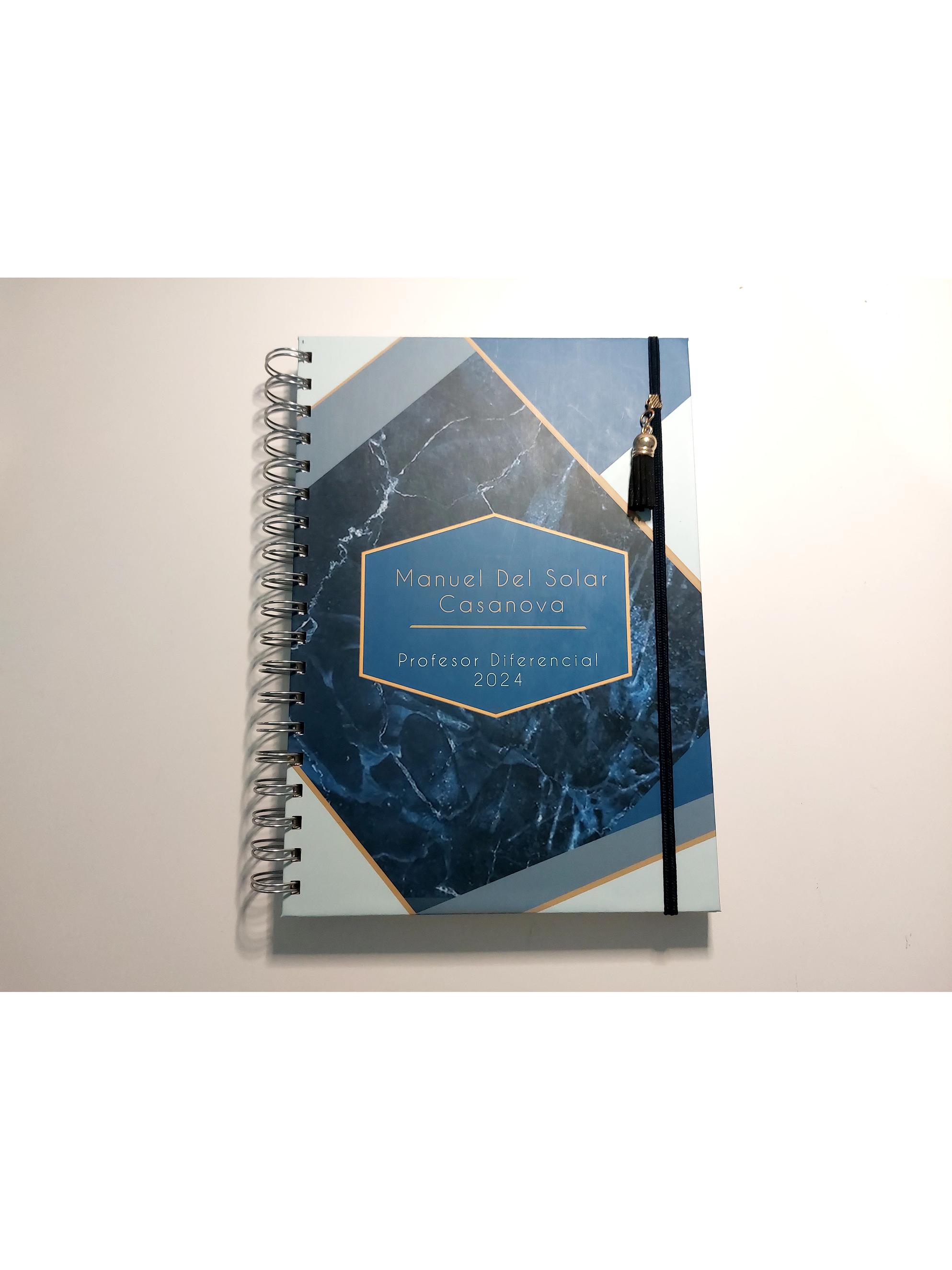 Cuaderno Planificador Hombre Azul 1