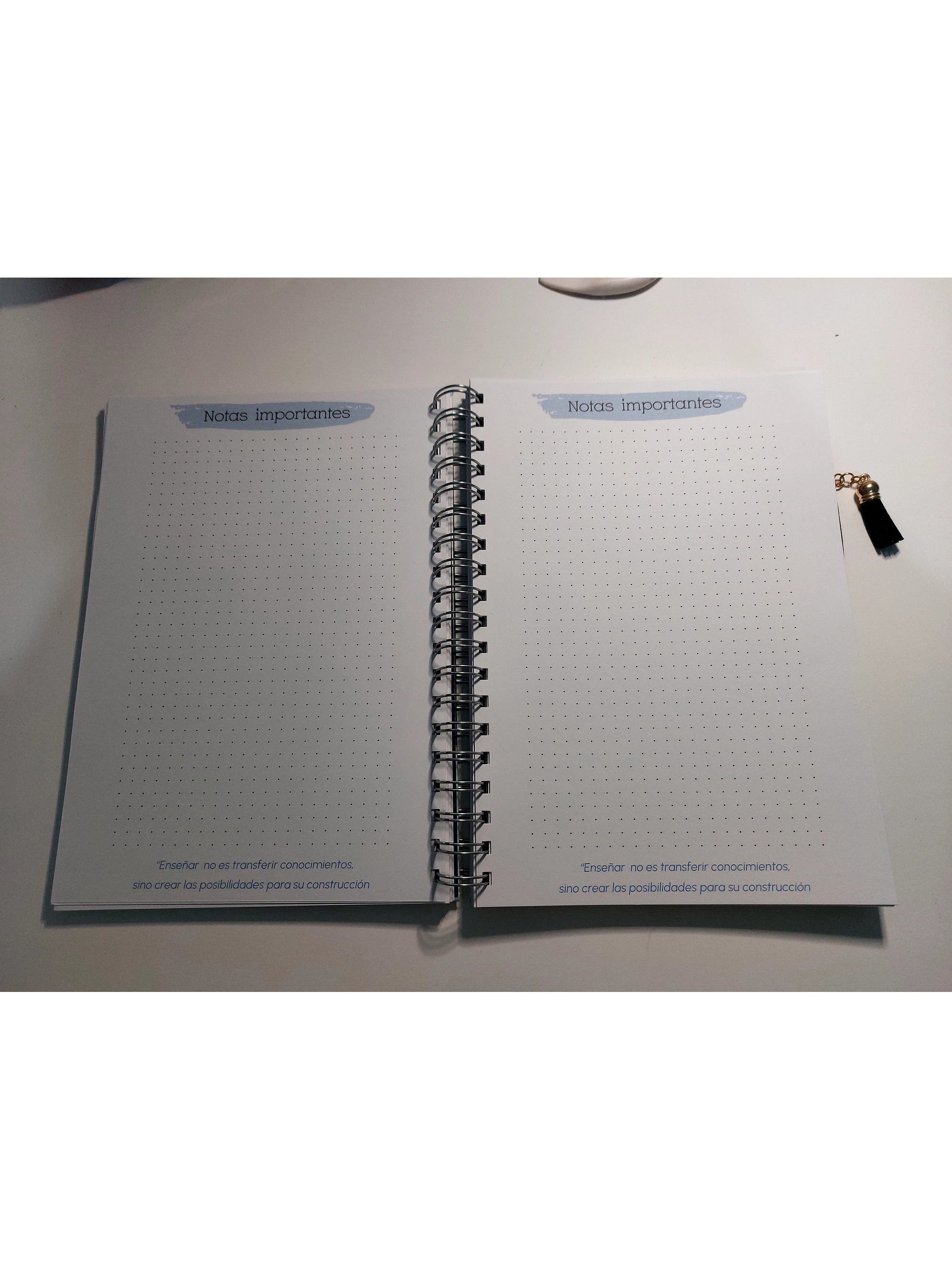 Cuaderno Planificador Hombre Azul 7