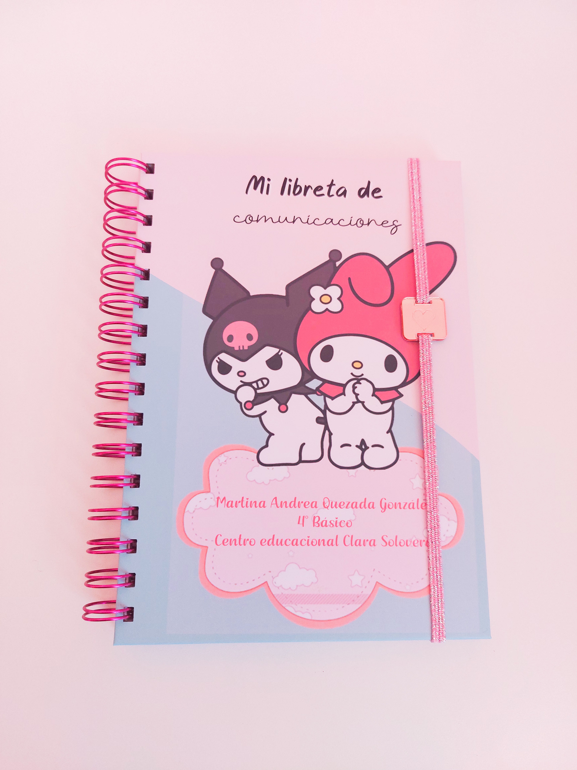 Libreta de comunicaciones  My Melody y Kuromi 1