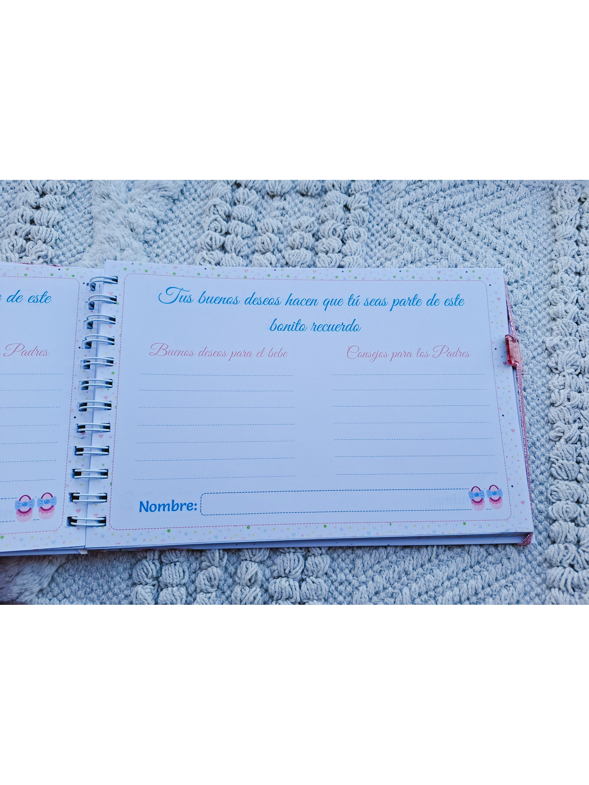 Álbum buenos deseos Baby Shower Conejita. 2