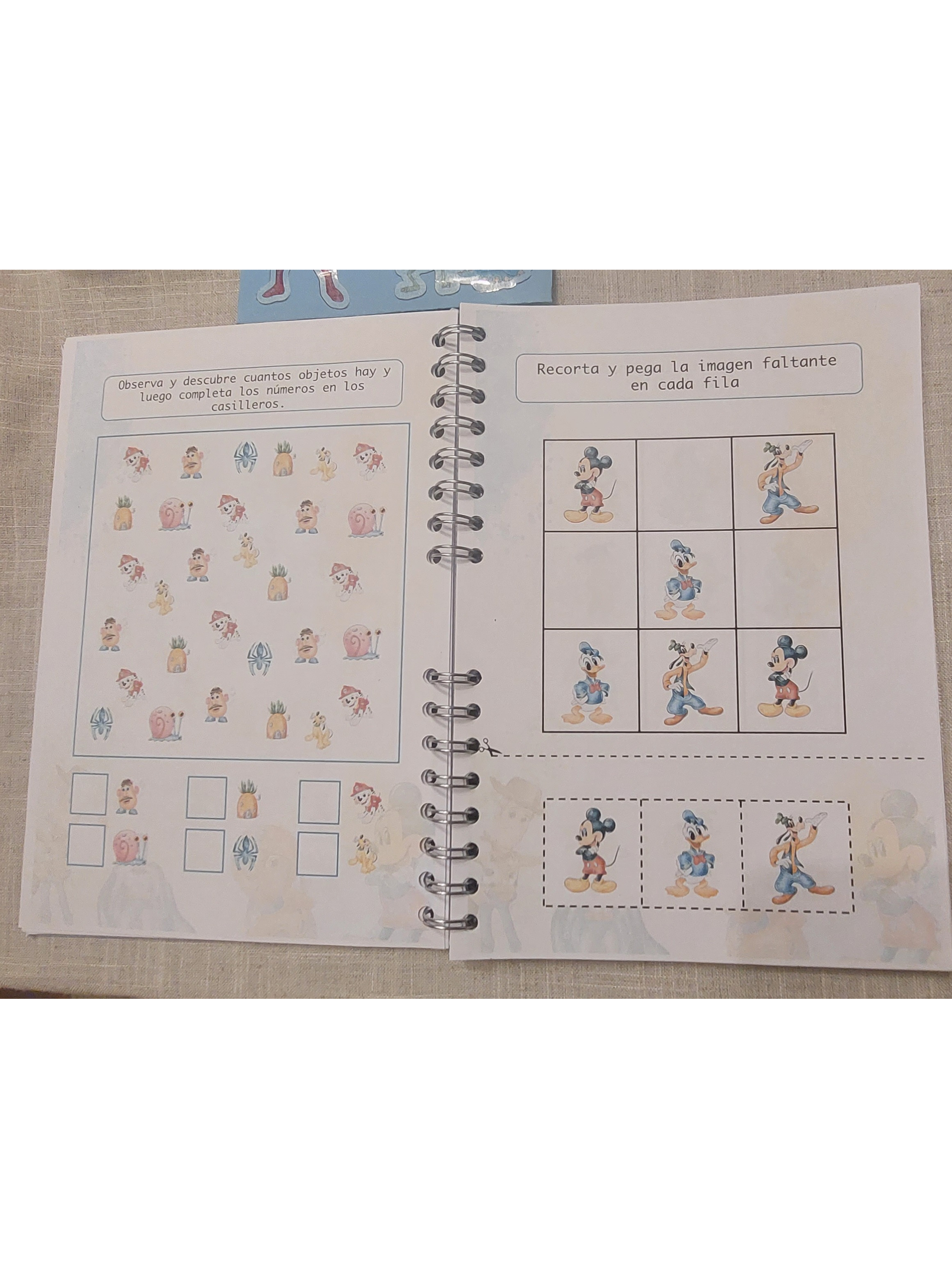 Libro de actividades Disney 6