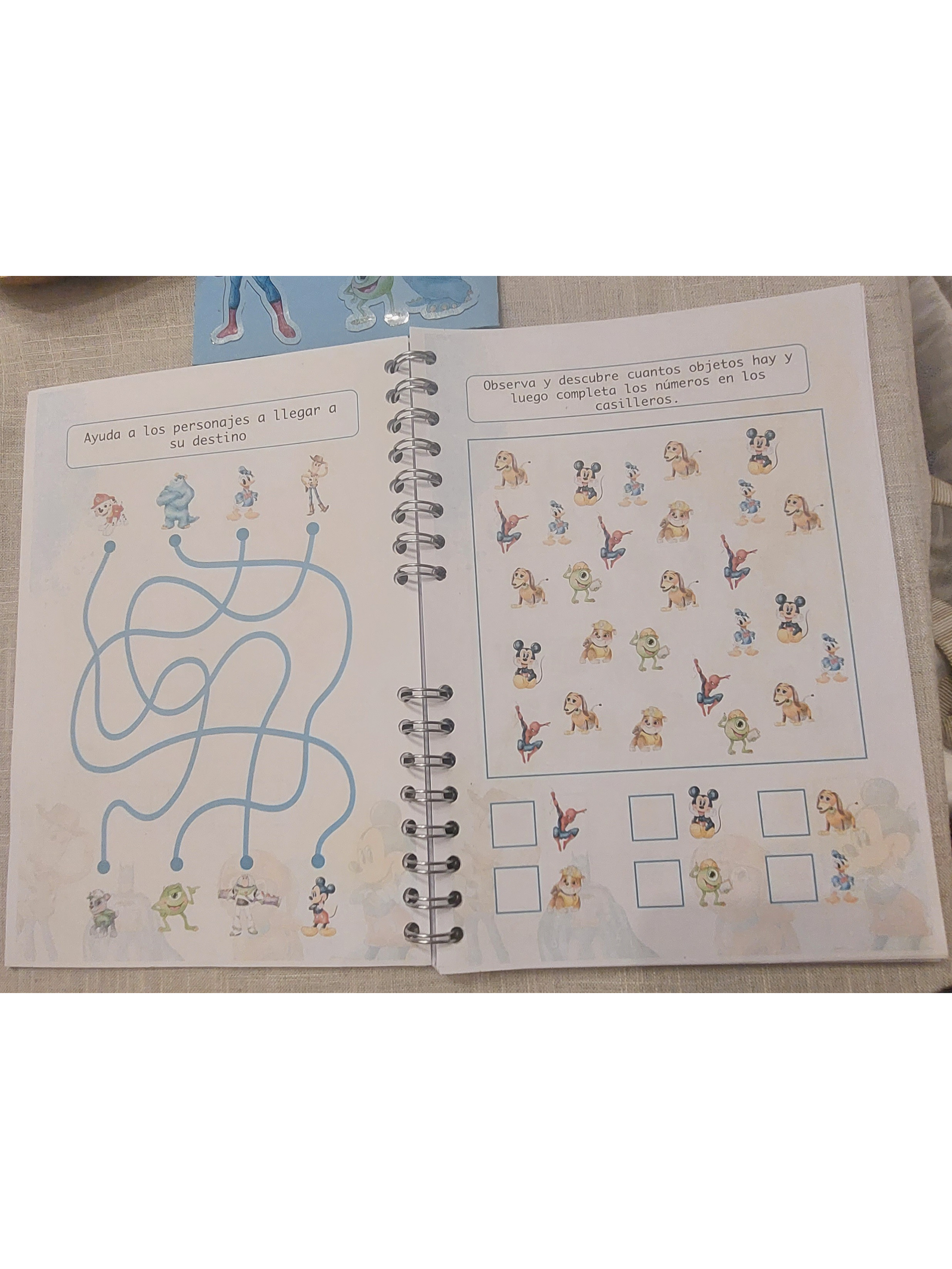 Libro de actividades Disney 3