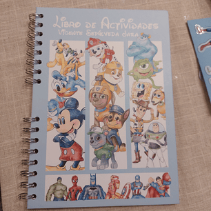 Libro de actividades Disney