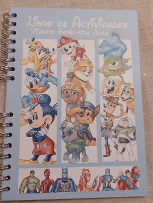 Libro de actividades Disney