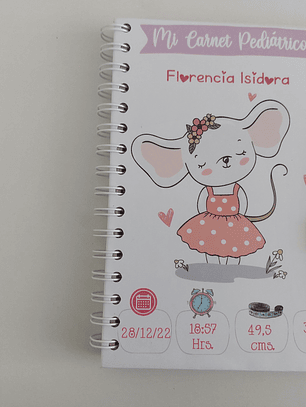 Cuaderno pediátrico niña