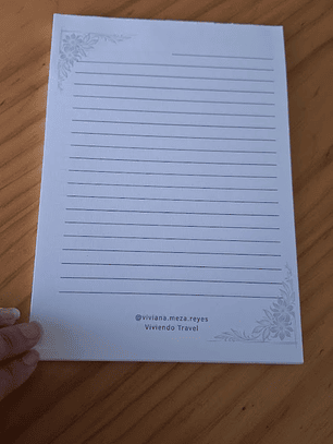 Block de notas personalizado