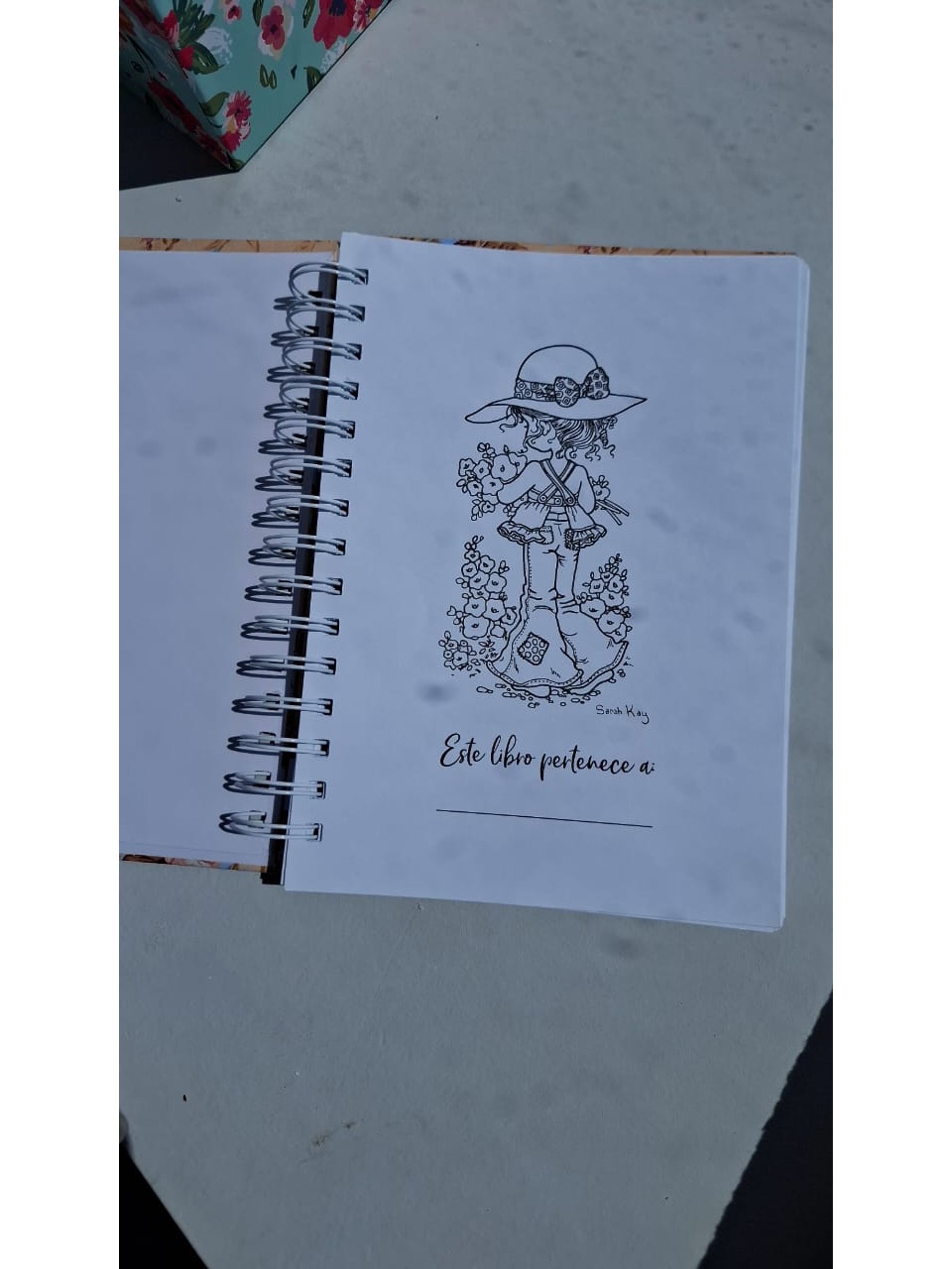 Libro para colorear Sarah Kay 2