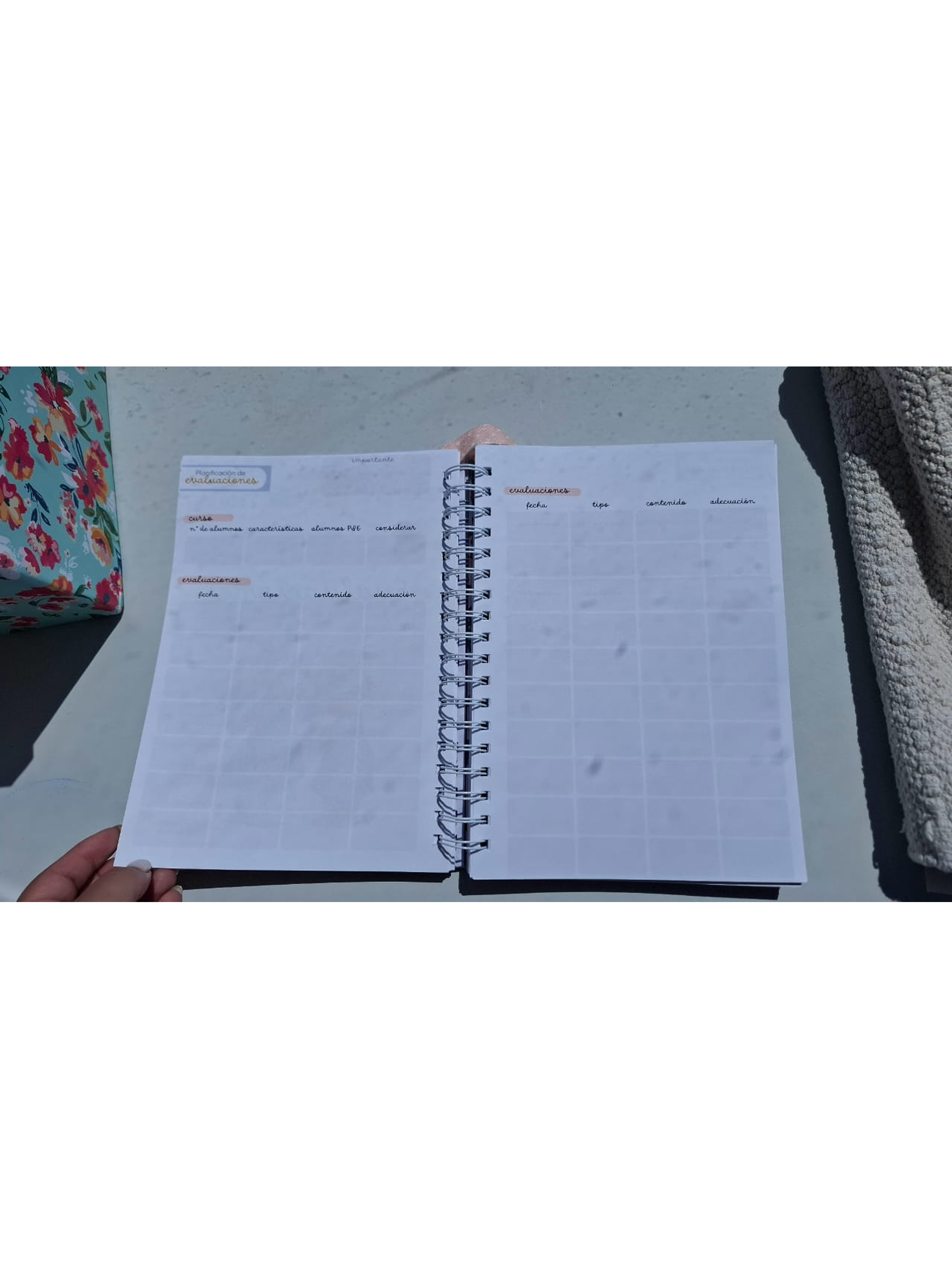 Planner Docente Sarah Kay 5