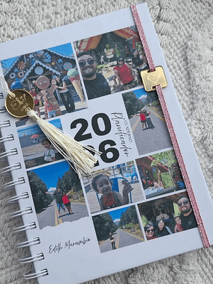 Cuaderno Planificador Collage de Fotos