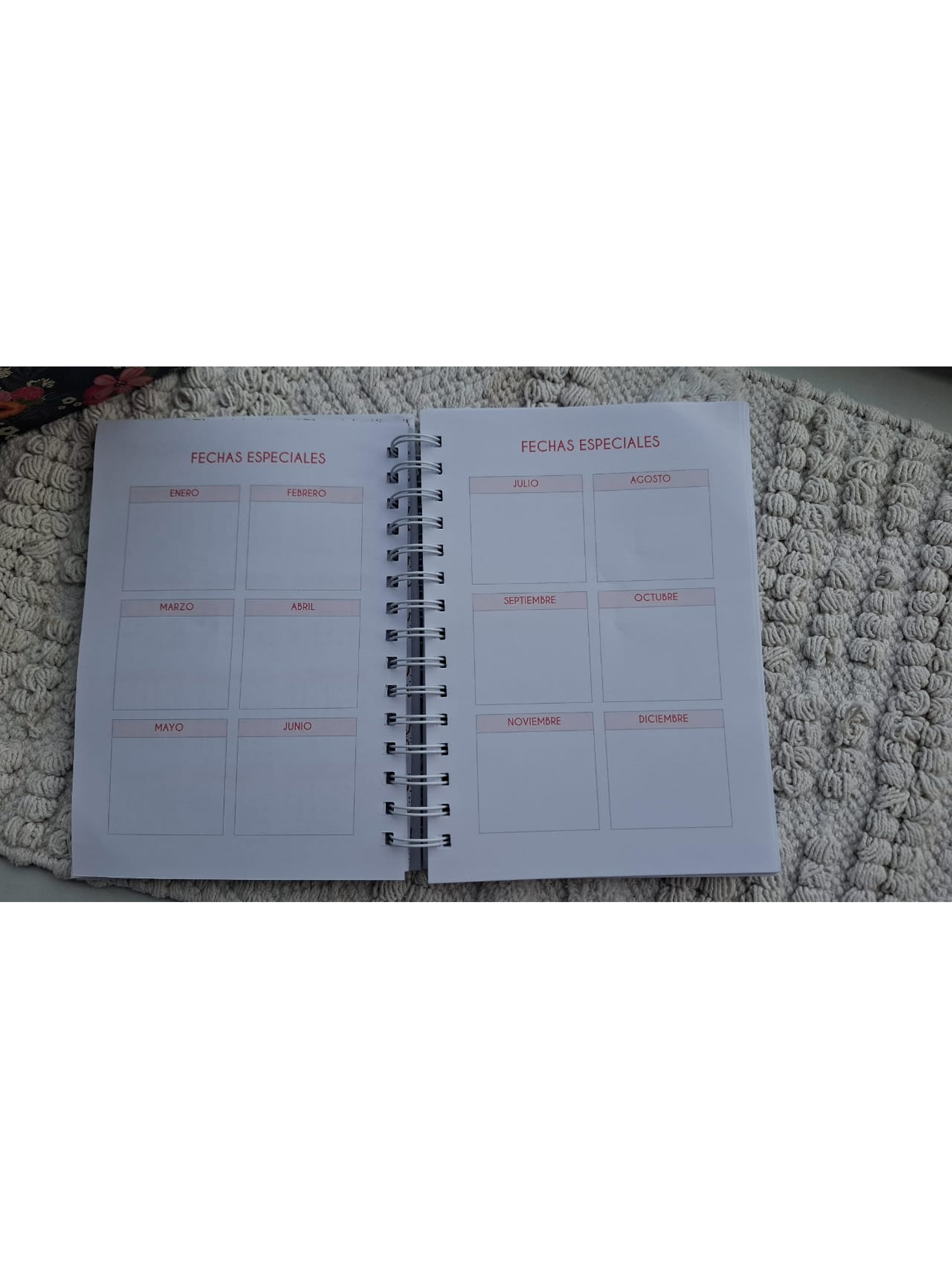 Cuaderno Planificador Collage de Fotos 5
