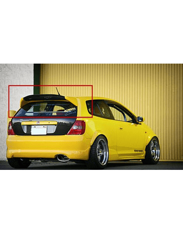 AERODYNAMICS POLYESTER MUGEN STYLE SPOILER (CIVIC 01-06 3DRS)