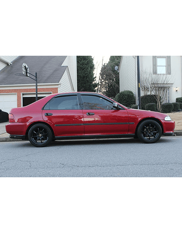 H-GEAR DOOR WINDOW VISORS (CIVIC 92-95 4DRS)