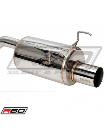 SRS EXHAUST SYSTEM R60 STAINLESS STEEL INCL. TUV (CIVIC 92-95/96-00 2/4DRS)