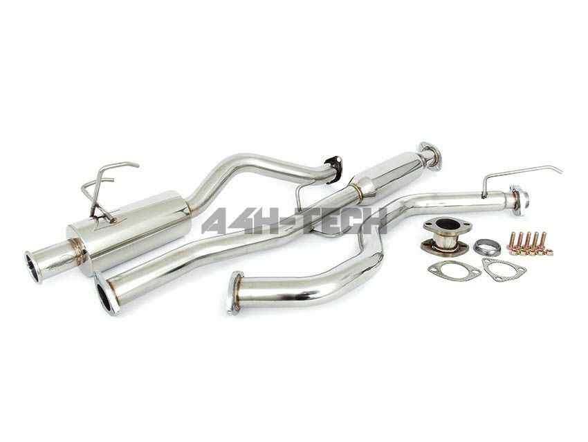 H-GEAR SPOON N1 STYLE STAINLESS STEEL EXHAUST SYSTEM (CIVIC 96-00 3DRS)