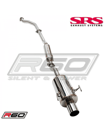 SRS EXHAUST SYSTEM R60 STAINLESS STEEL INCL. TUV (CIVIC 01-06 TYPE R)