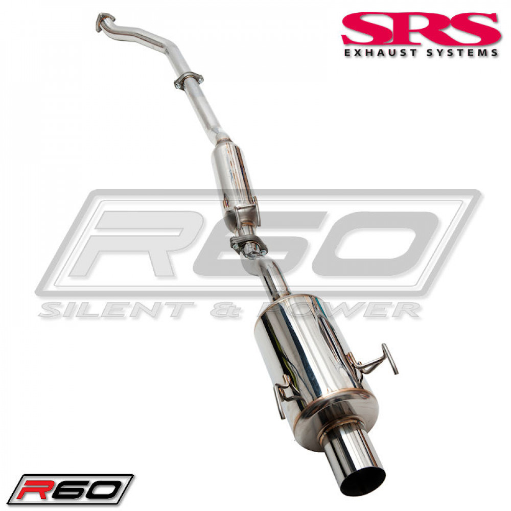 SRS EXHAUST SYSTEM R60 STAINLESS STEEL INCL. TUV (CIVIC 01-06 TYPE R)