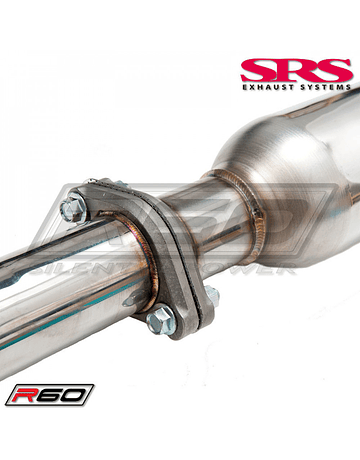 SRS EXHAUST SYSTEM R60 STAINLESS STEEL INCL. TUV (CIVIC 01-06 TYPE R)