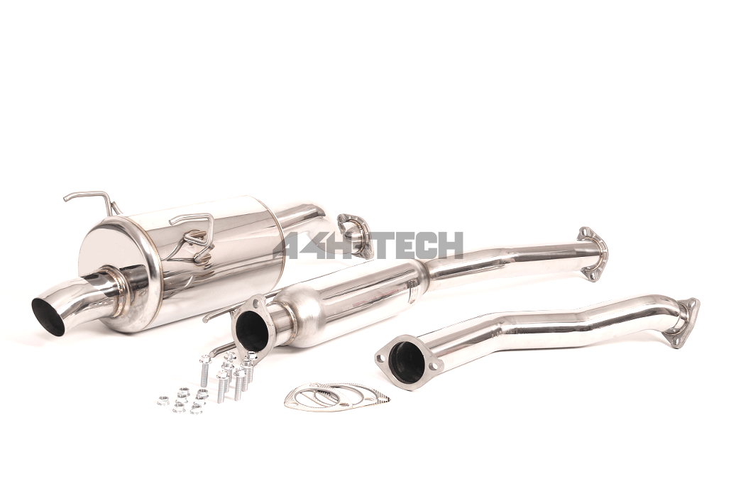 SRS EXHAUST SYSTEM R70 STAINLESS STEEL TODA STYLE 70MM INCL.TUV (CIVIC 01-06 TYPE R)