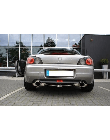 INVIDIA Q300-TI DUAL EXHAUST SYSTEM INCL. TUV (S2000 99-09)