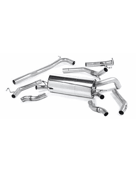 MILLTEK STAINLESS STEEL EXHAUST SYSTEM 2.5'' / 64MM (HONDA CIVIC 07-12 TYPE R FN2)