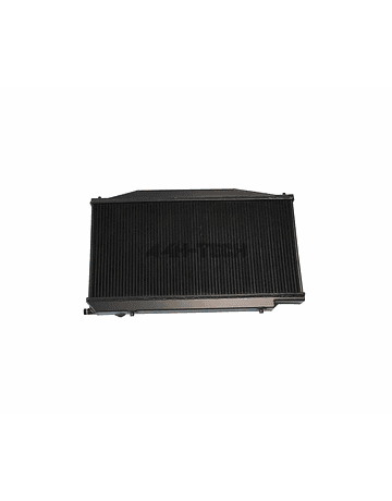 APP ALUMINIUM RADIATOR BLACK (HONDA CIVIC/CRX 88-91 VTEC EE8/EE9)