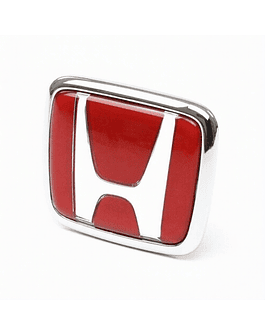 OEM Honda H-logo red rear (Civic 96-00 3drs)