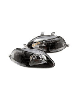 Sonar head lights JDM Black Housing (Civic 96-98 2/3/4 drs)